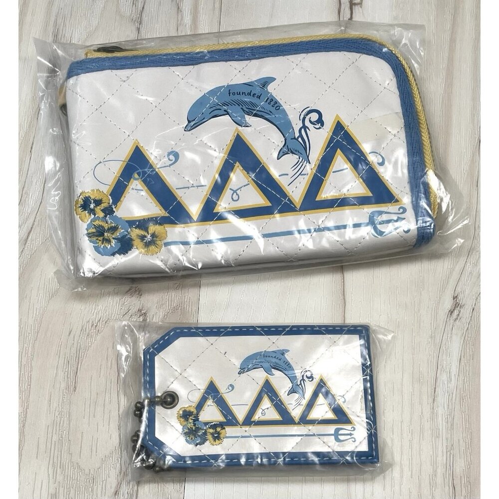 RED'S RABBIT Double D Ranch DELTA DELTA DELTA Sorority WRISTLET & LUGGAGE TAG